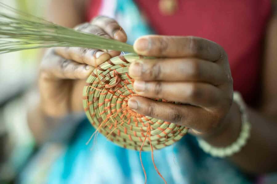 Kigali: Traditional Basket Weaving in a Garden - A garden workshop in Kigali where the work is the lesson
